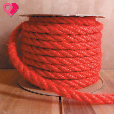 6mm Red Jute Cord