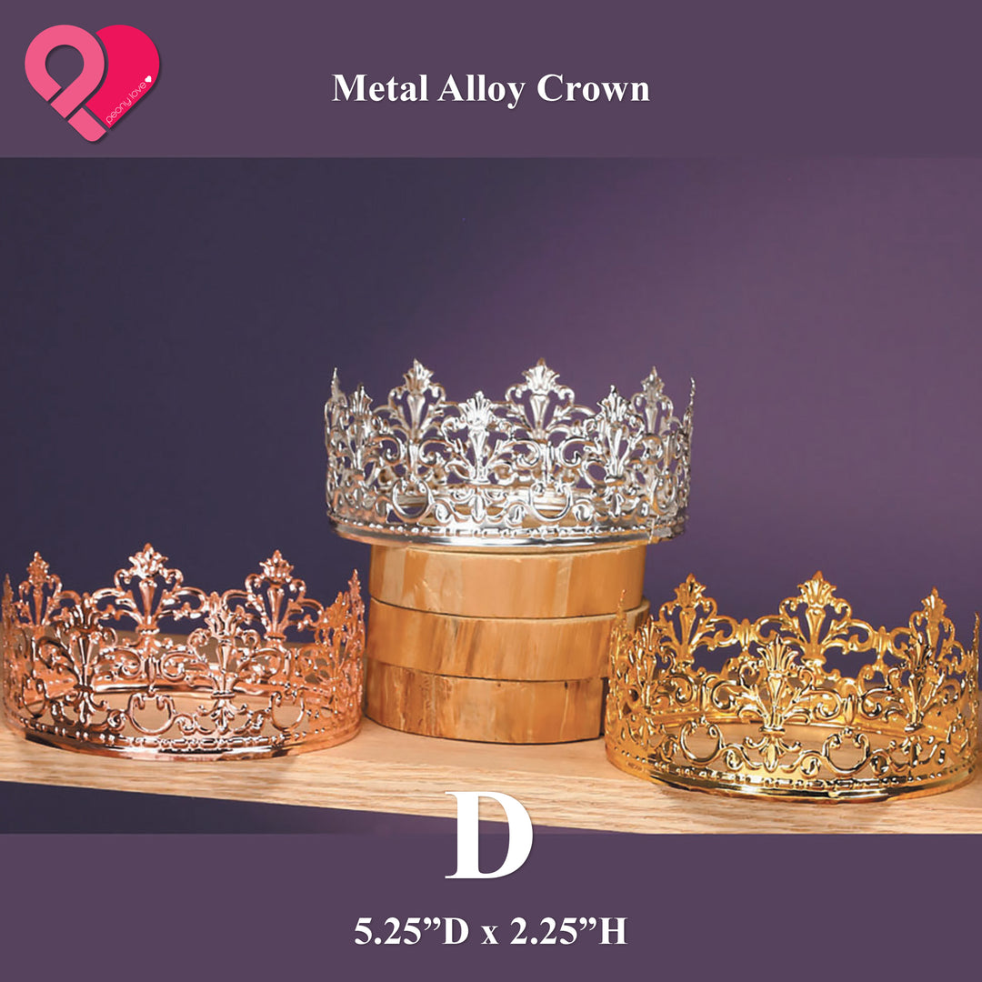 Miniature Metal Crown – Peony Love