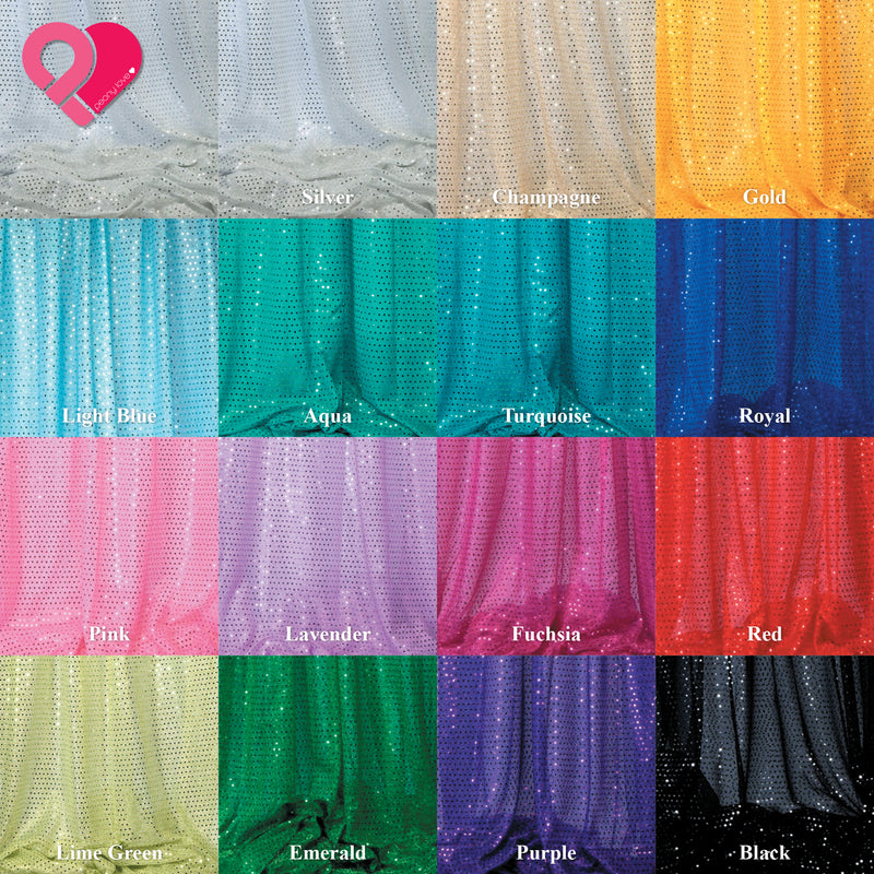 Shiny Spangle Knit Fabric