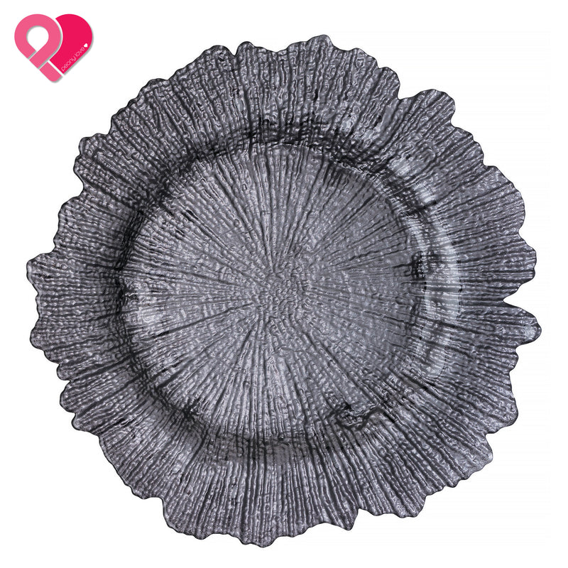 Glass Reef Charger Plate