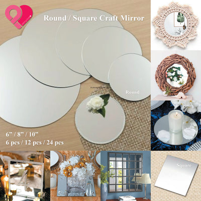 Round Craft Mirror
