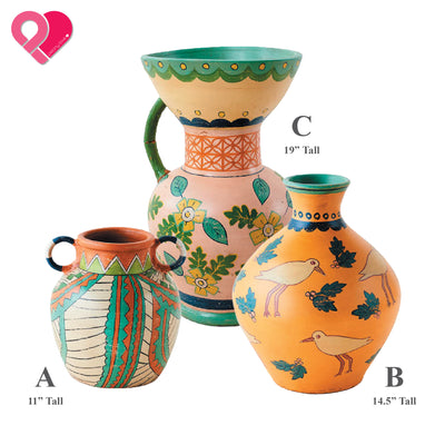 Handmade Terracotta Vases