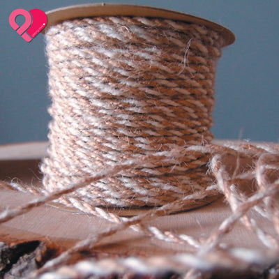 Ivory & Natural Jute Cord