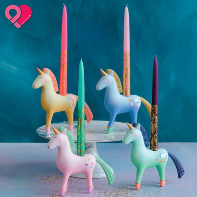Magical Unicorn Taper Candle Holder