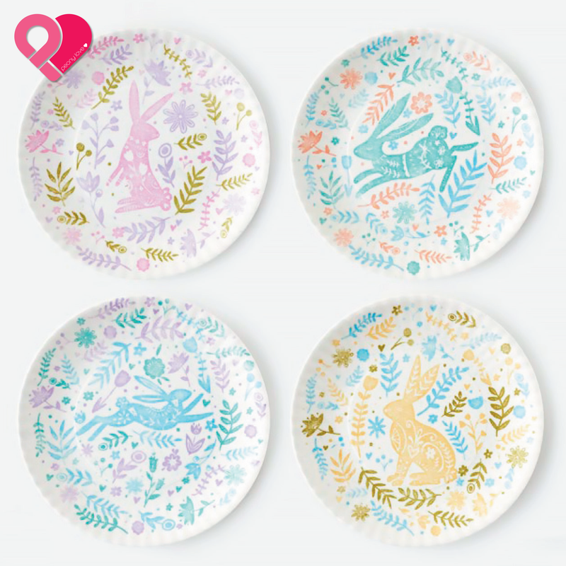 Spring Fables Paper Plate