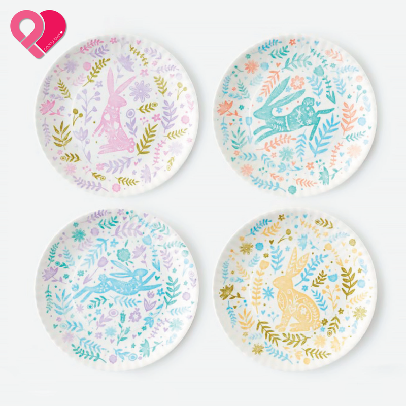 Spring Fables Paper Plates